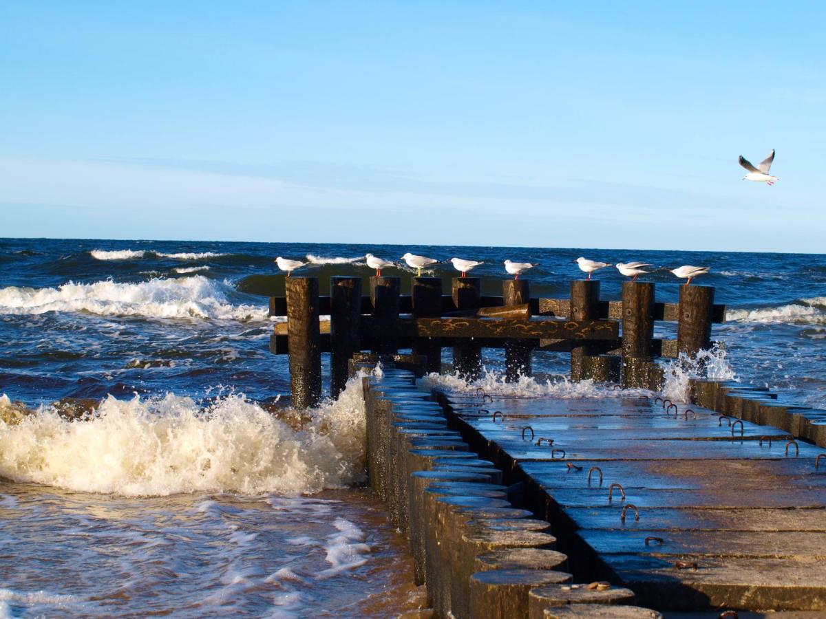 Kolobrzeg, Aqua Sol Polanki Park, Strand 300 M, Schwimmbad, Fitness, Parkplatz, Terasse Exterior photo